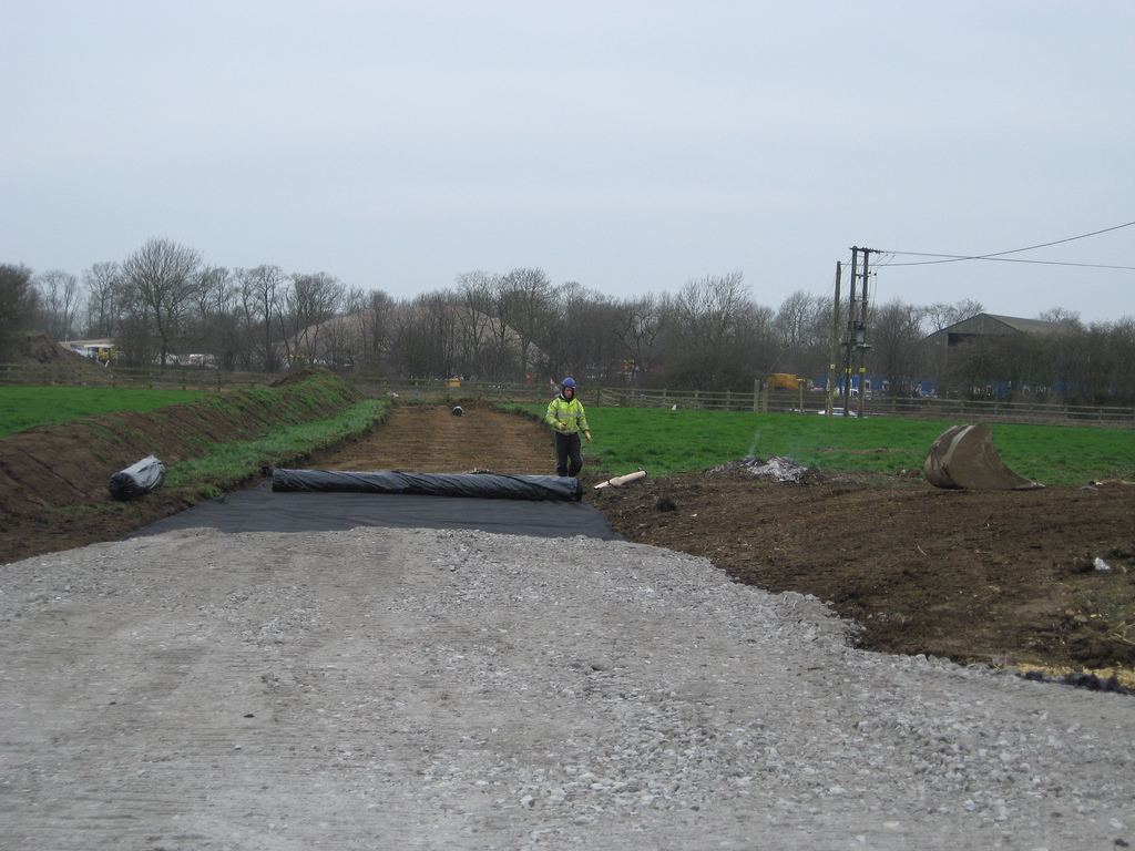 Farm road construction